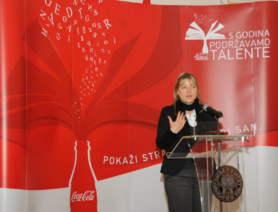 Tijana Markovic lider projekta Coca-Cola talenti